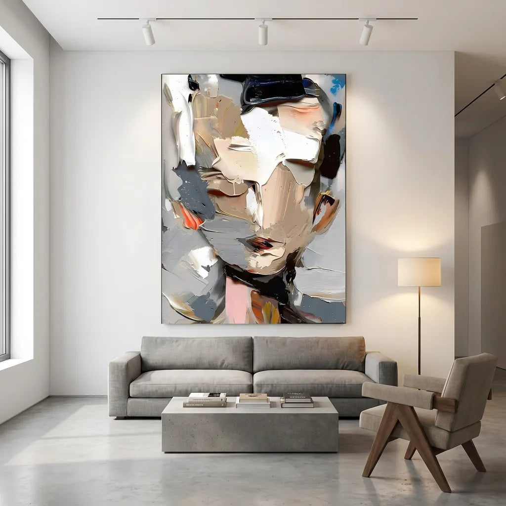 Textured Abstract Face Painting PP