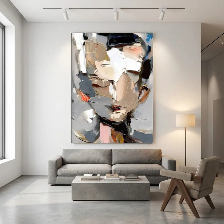 Textured Abstract Face Painting PP