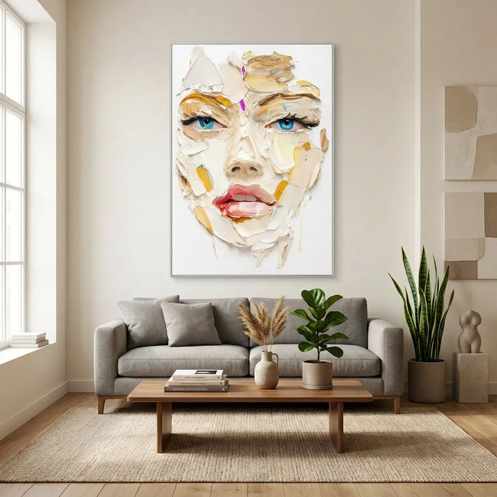 Textured Abstract Face Painting PP