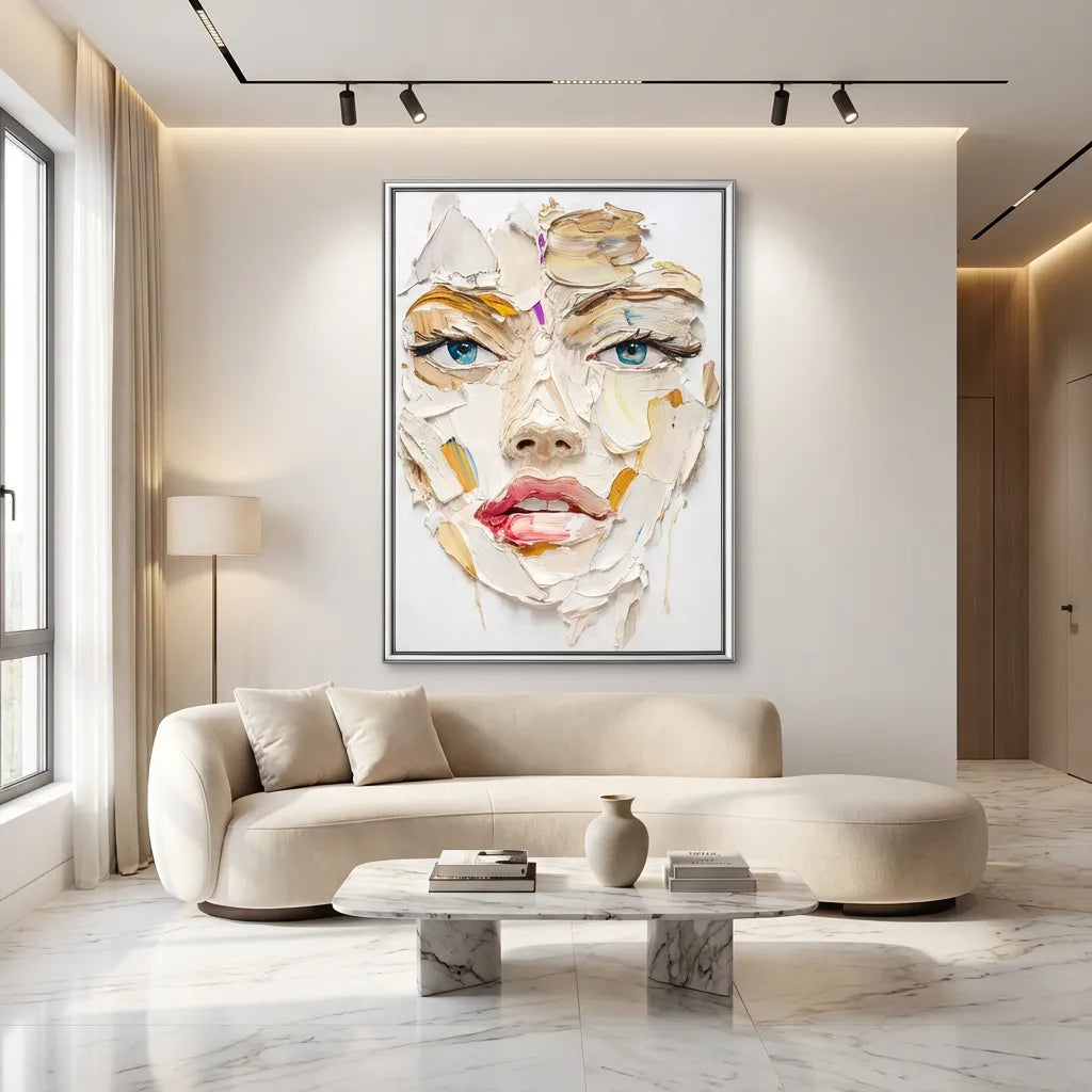 Textured Abstract Face Painting PP