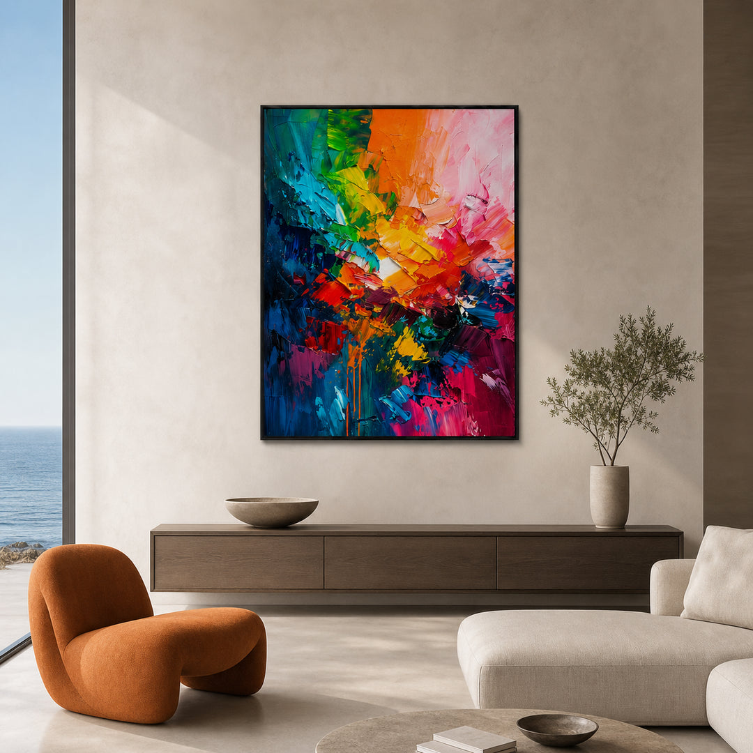 Vibrant Abstract Hand-Painted | HM