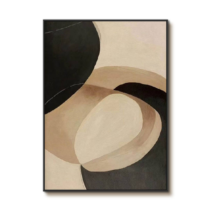 Organic Arc – Minimalist Hand-Painted Oil Painting