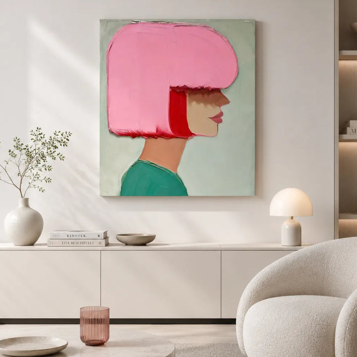 Modern Pop Art Portrait Canvas HM