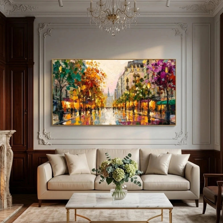 Colorful Cityscape Wall Art AA