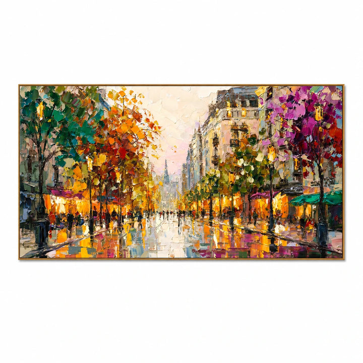 Colorful Cityscape Wall Art AA