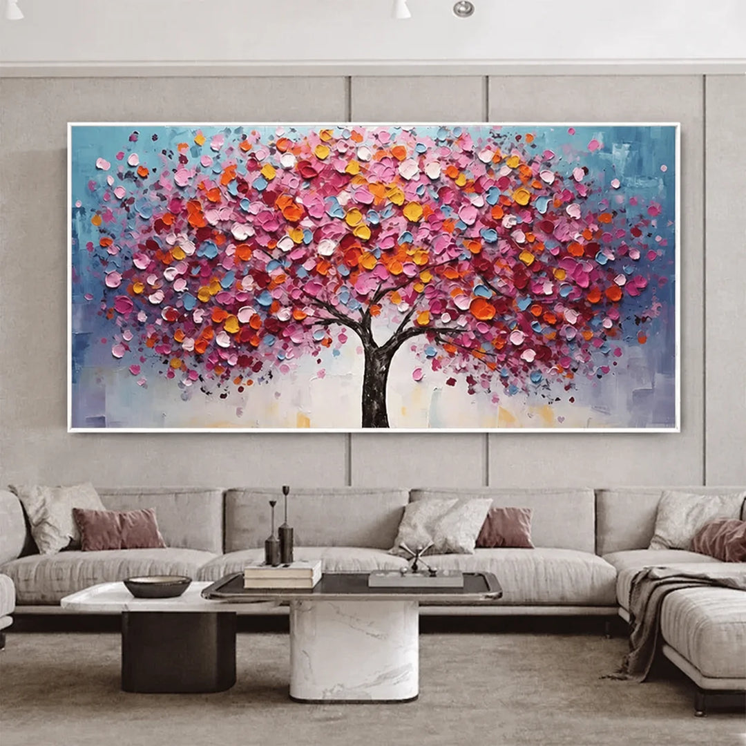 Colorful Tree Abstract Painting MT