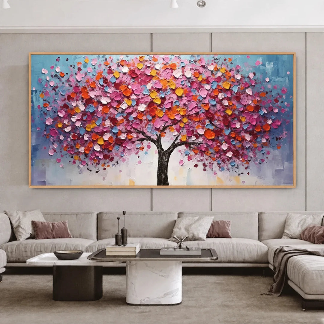 Colorful Tree Abstract Painting MT