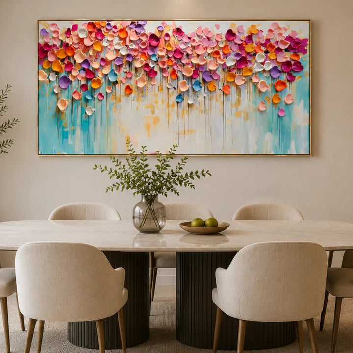Pastel Floral Abstract Painting TA