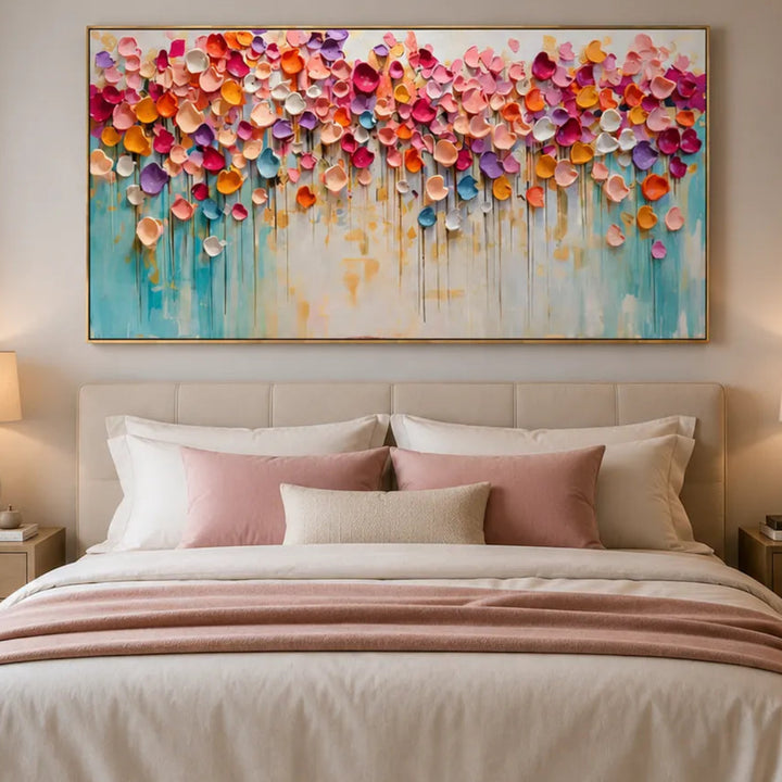 Pastel Floral Abstract Painting TA