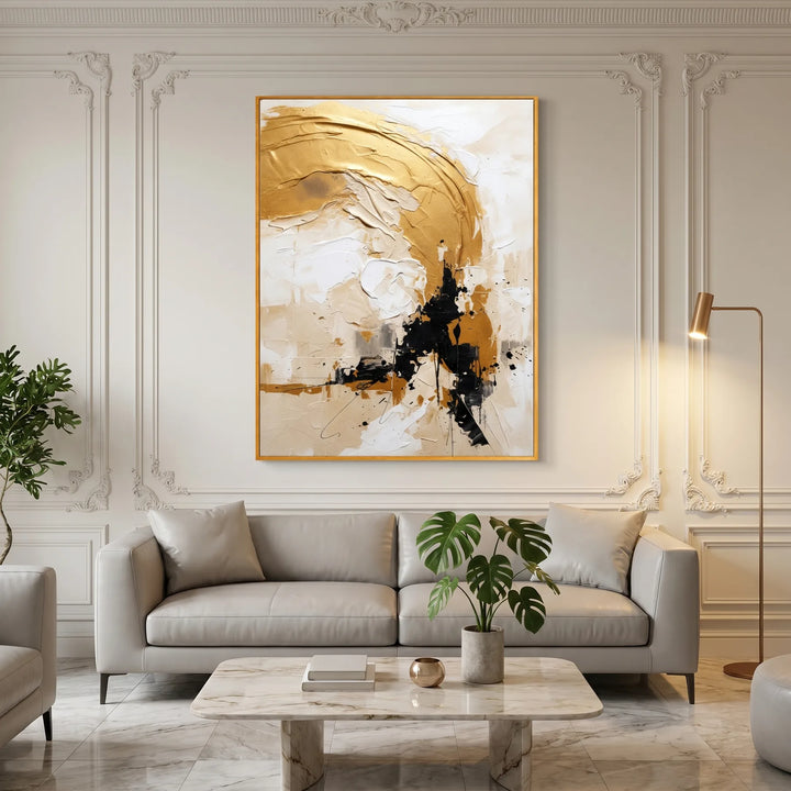 Gold Abstract Wall Art AA