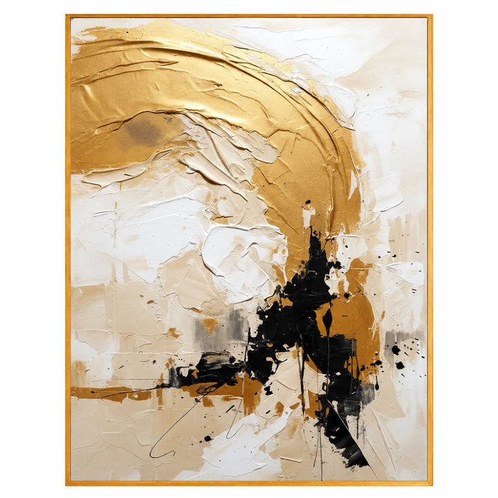 Gold Abstract Wall Art AA