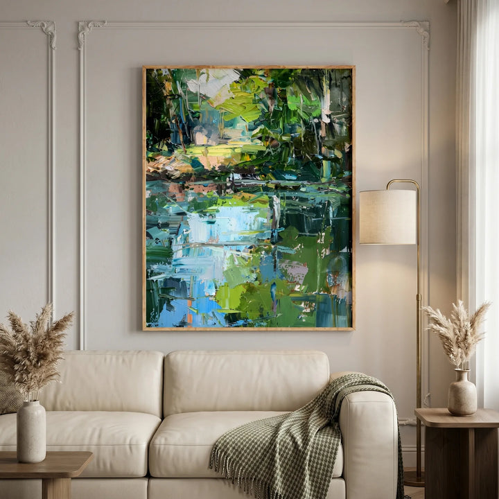 Green Garden Landscape Art AA