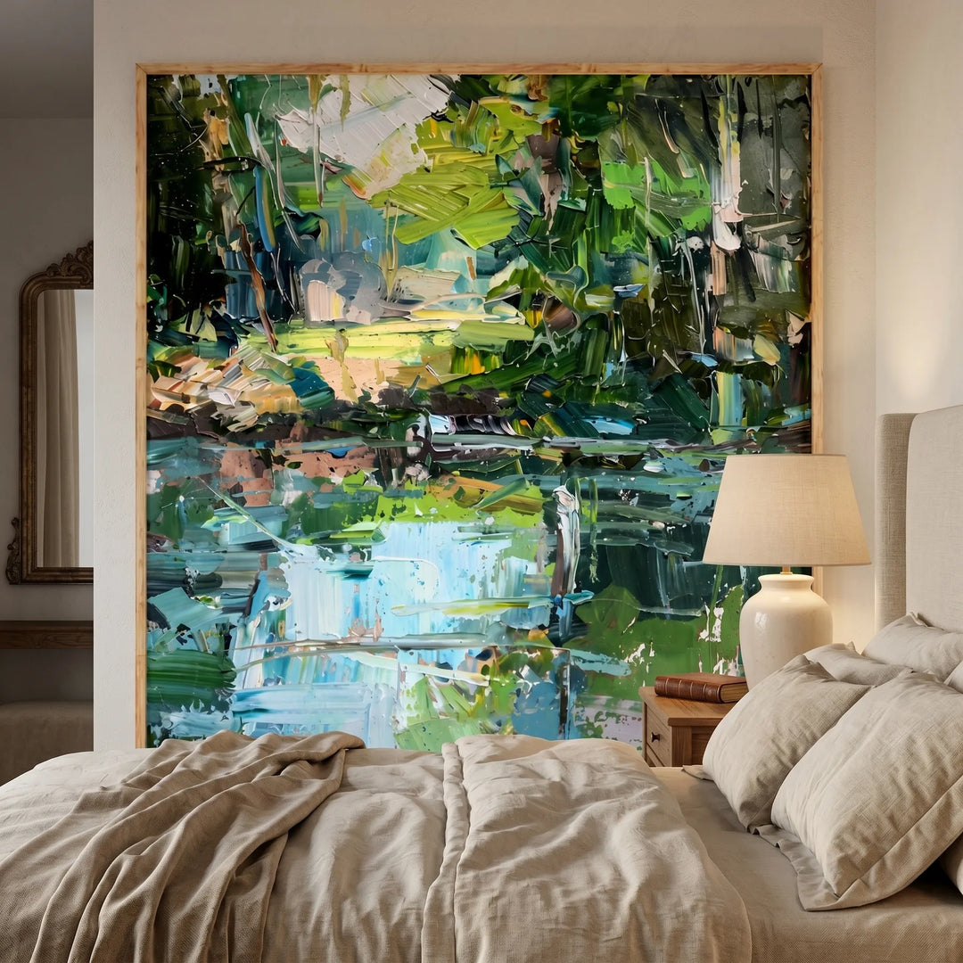 Green Garden Landscape Art AA
