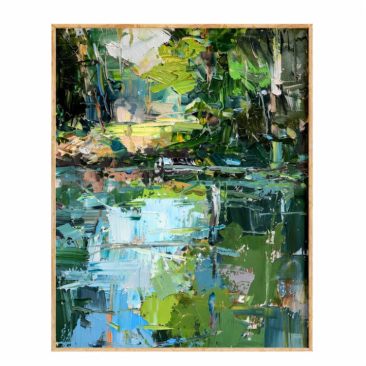 Green Garden Landscape Art AA