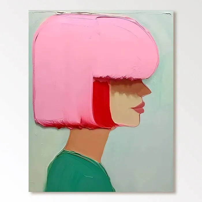 Modern Pop Art Portrait Canvas HM