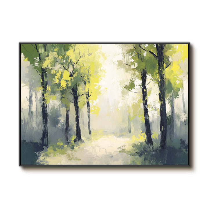 Luminosity Path – Forest Hand-Painted Oil Painting