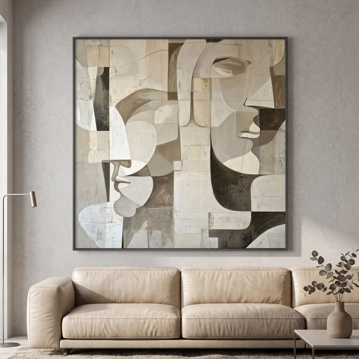 Modern Face Abstract Art AA