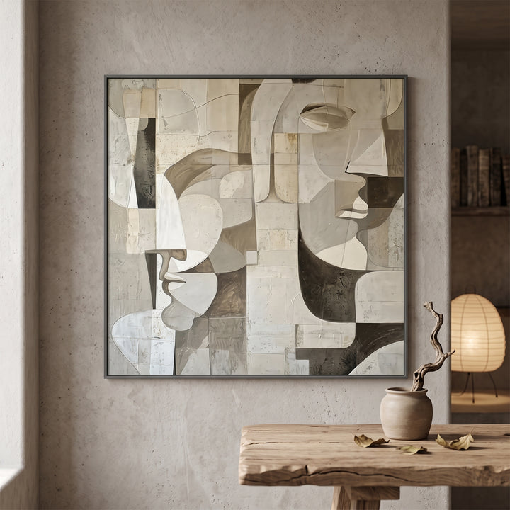 Modern Face Abstract Art AA