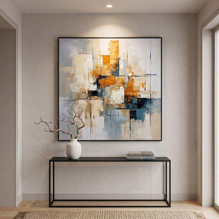 Neutral Abstract Canvas AA