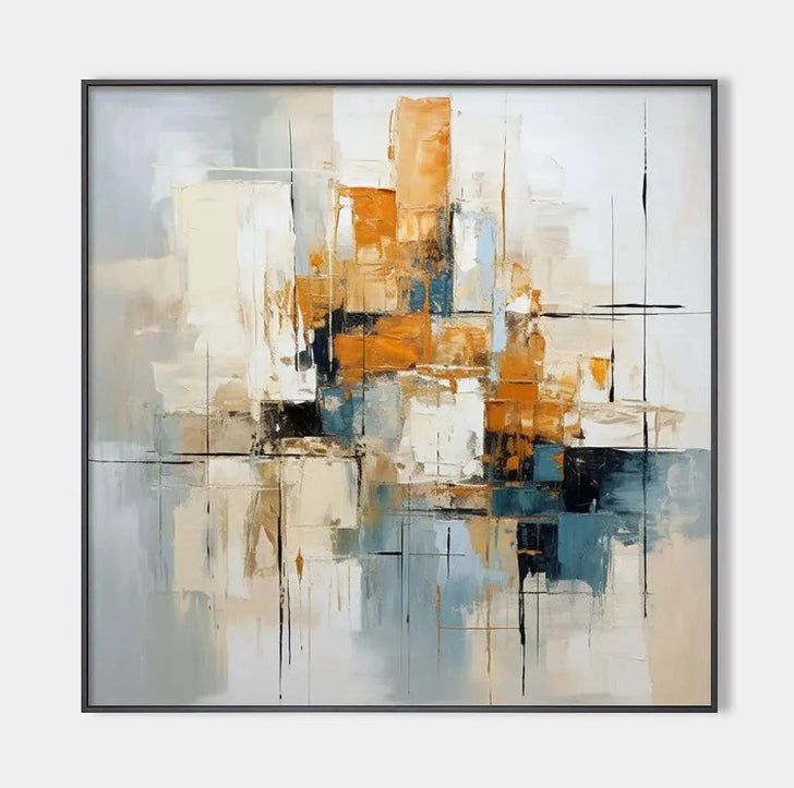 Neutral Abstract Canvas AA