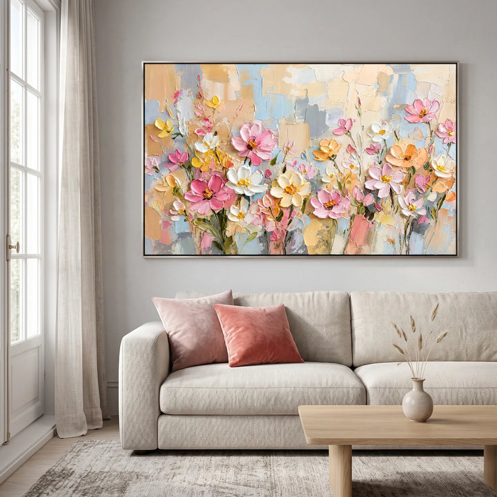 Pink Blossom Canvas Art AA