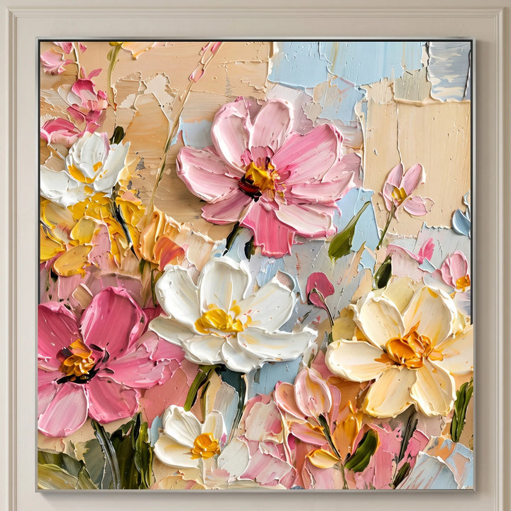 Pink Blossom Canvas Art AA