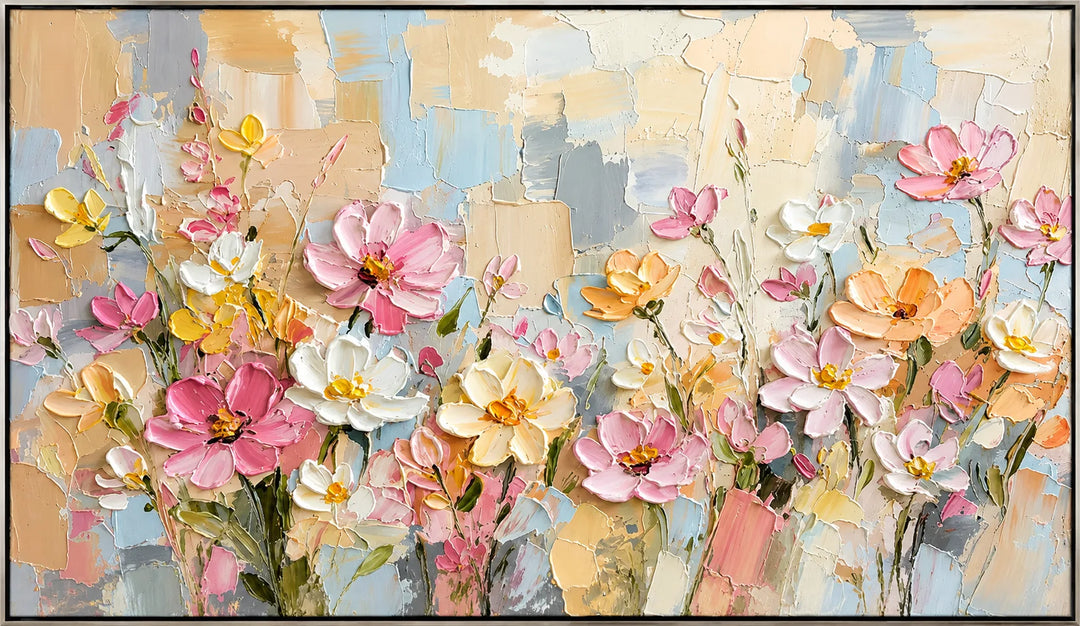 Pink Blossom Canvas Art AA