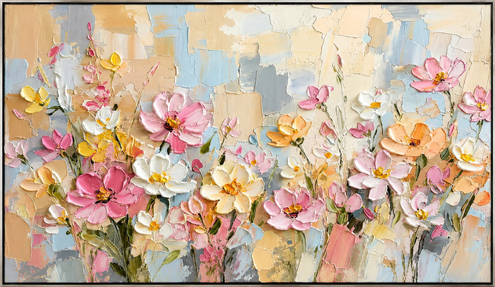 Pink Blossom Canvas Art AA