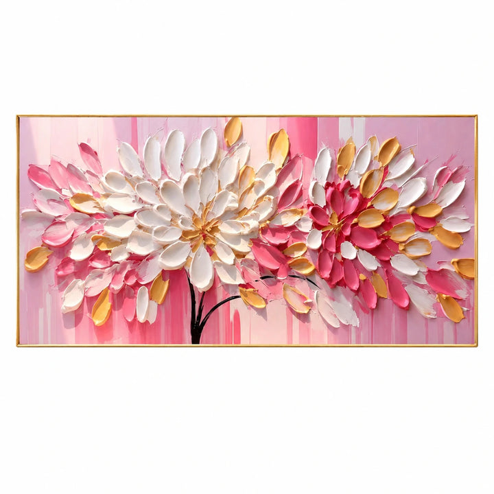 Pink Flower Wall Art AA