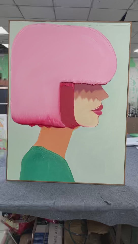 Modern Pop Art Portrait Canvas HM