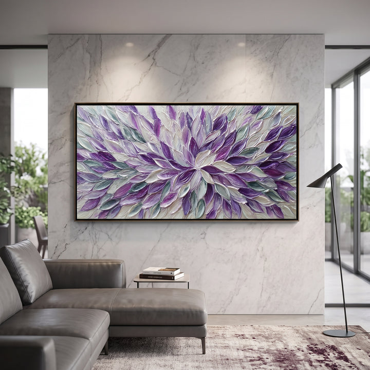 Purple Bloom Floral Art AA