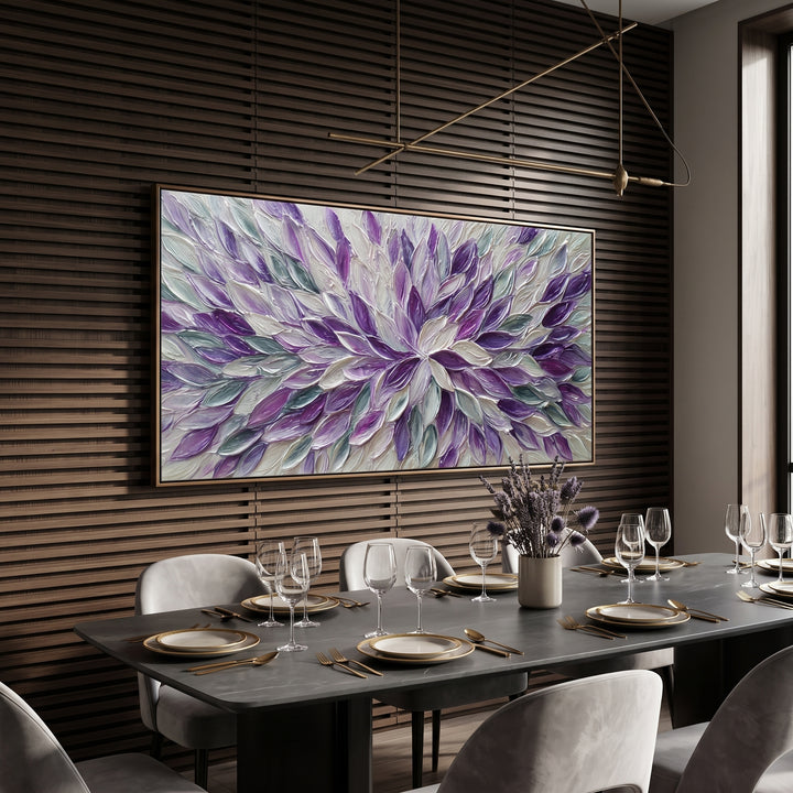 Purple Bloom Floral Art AA