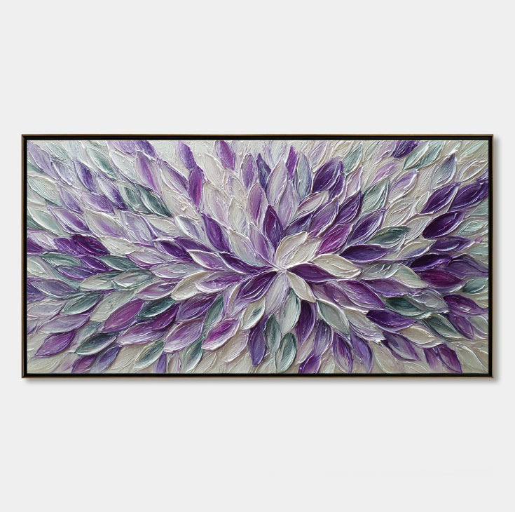 Purple Bloom Floral Art AA