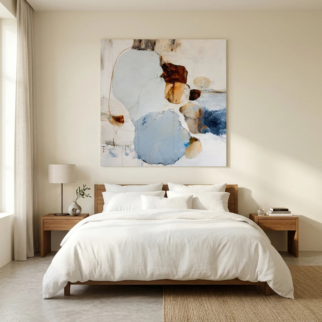 Soft Circle Abstract Wall Art AA#3002