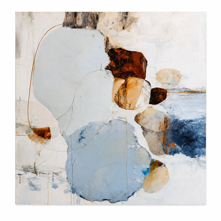 Soft Circle Abstract Wall Art AA
