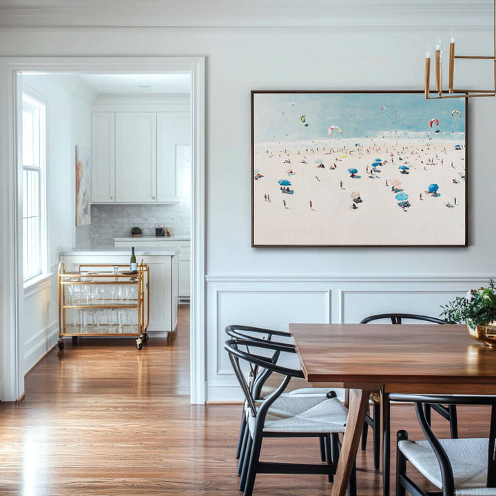 Kiteborne Joy – Coastal Hand-Painted Oil Painting