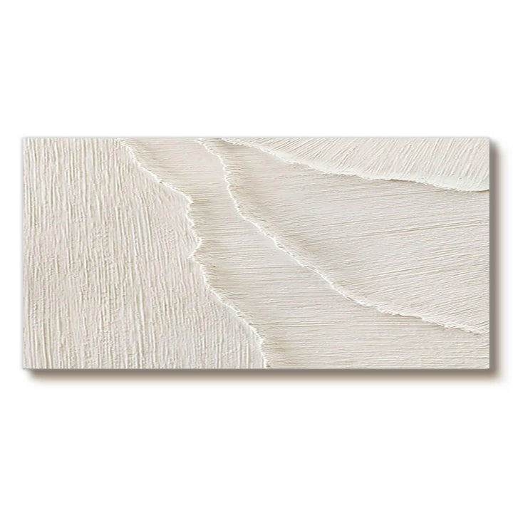 Chalk Dune – Textured Minimalist Hand-Painted Oil Painting