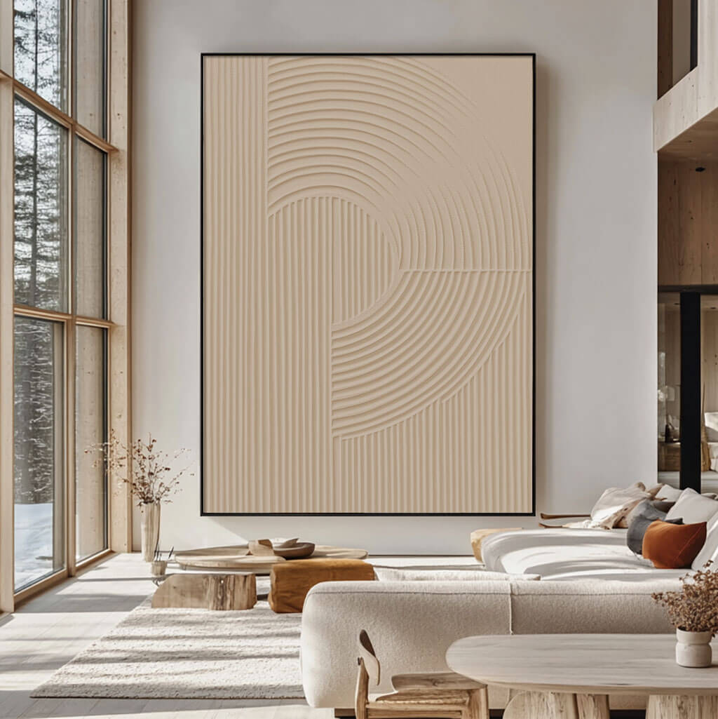 Zenith Echoes – Textured Hand-Painted Oil Painting