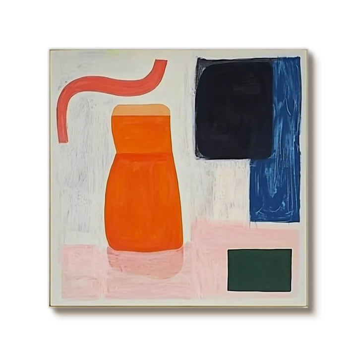 Vibrance Tableau – Abstract Hand-Painted Oil Painting