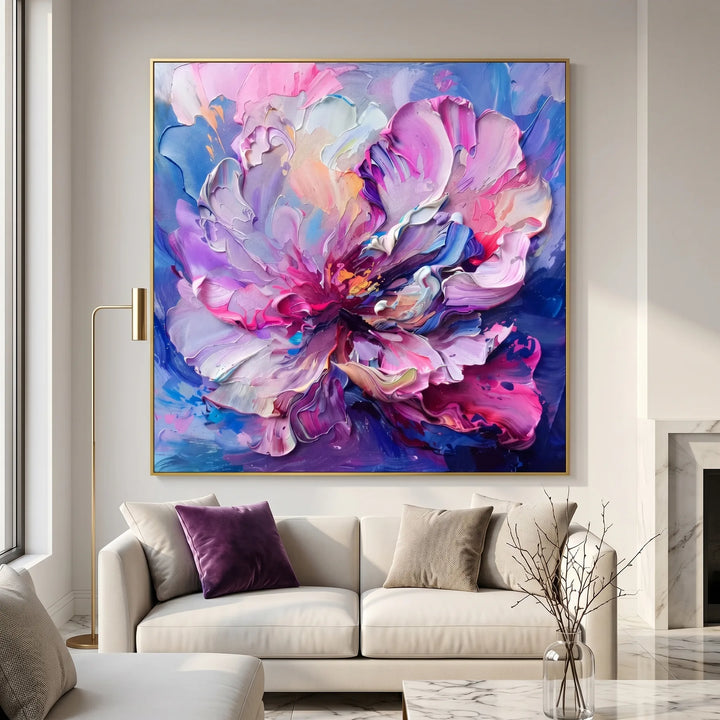 Violet Flower Wall Art AA
