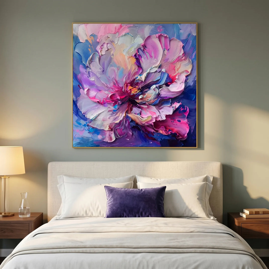 Violet Flower Wall Art AA