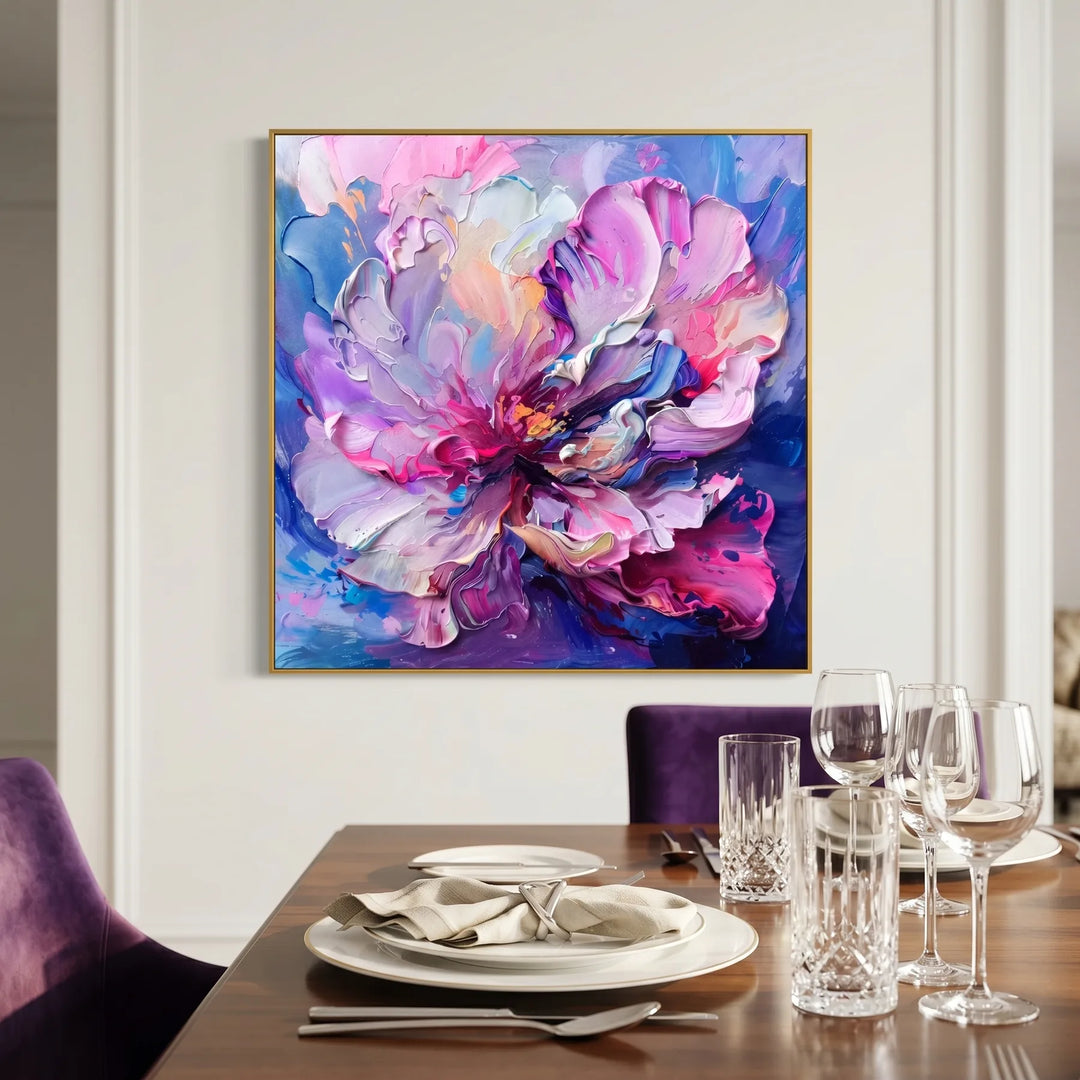 Violet Flower Wall Art AA