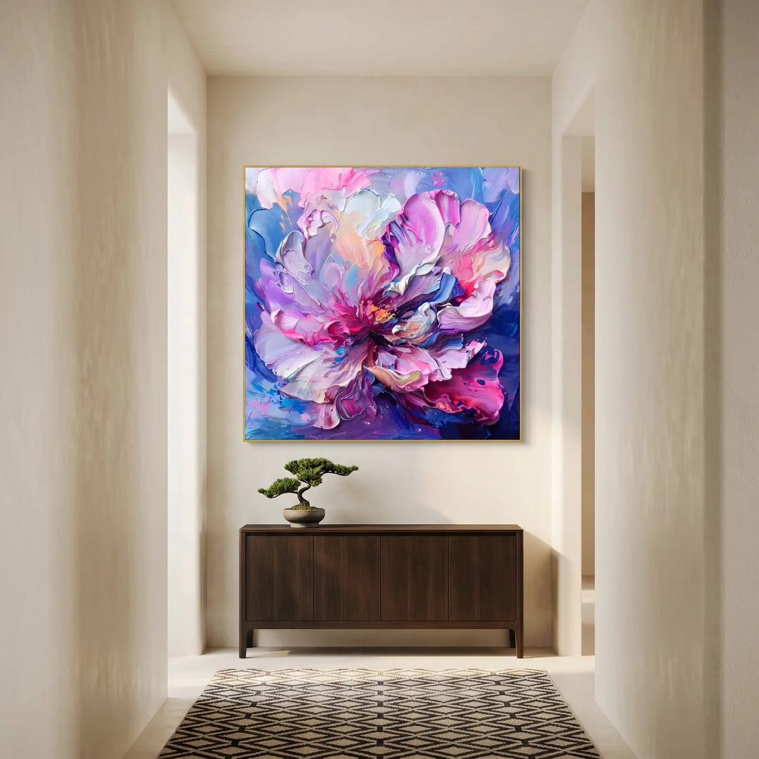 Violet Flower Wall Art AA