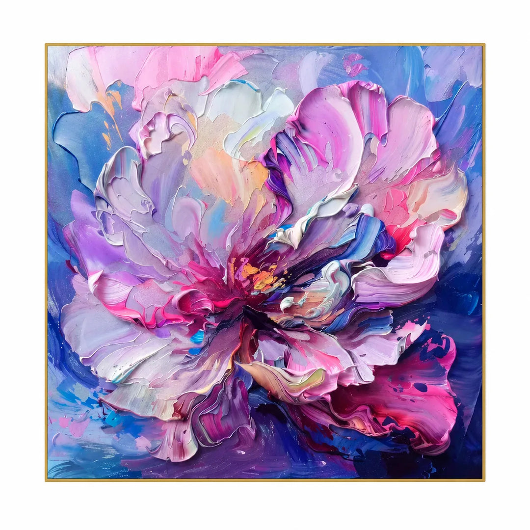 Violet Flower Wall Art AA