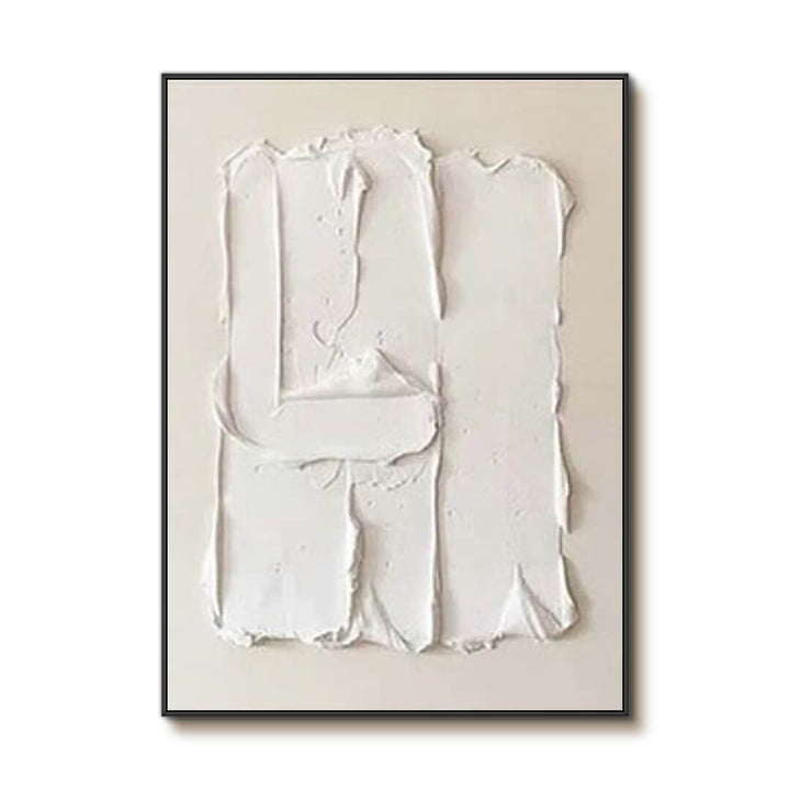 Gestural Slab – Wabi-Sabi Hand-Painted Oil Painting