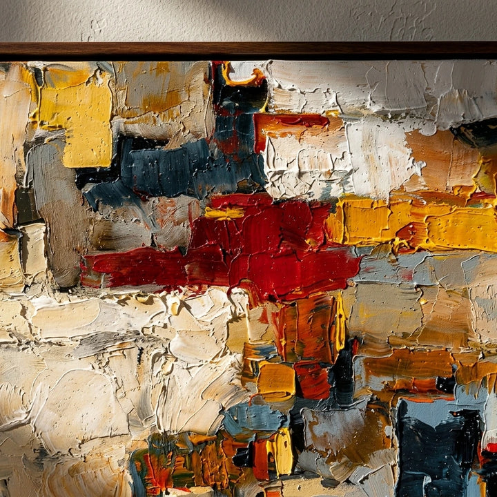 Warm Neutral Abstract Painting AA