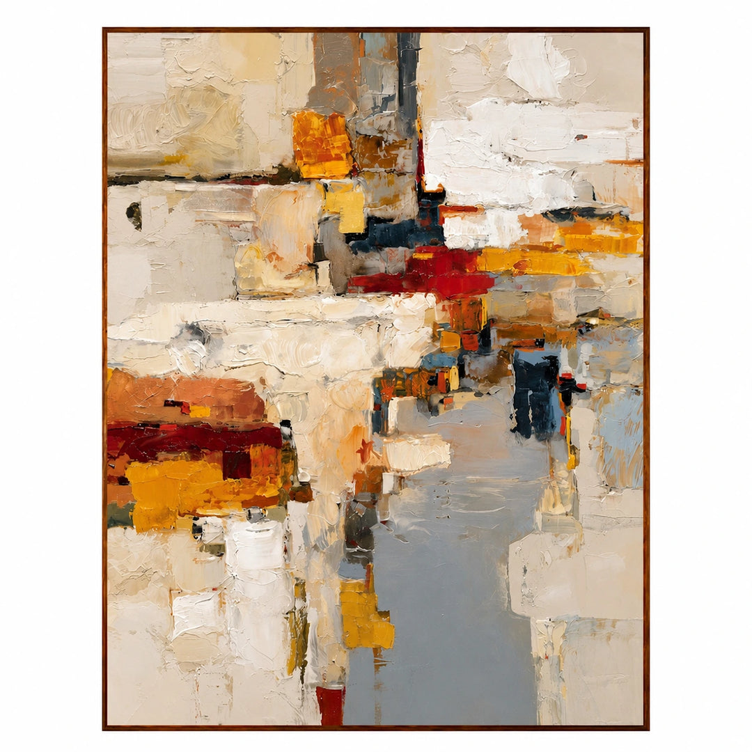 Warm Neutral Abstract Painting AA
