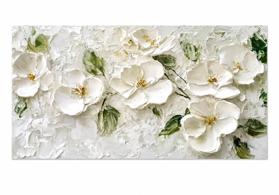 White Blossom Wall Art AA