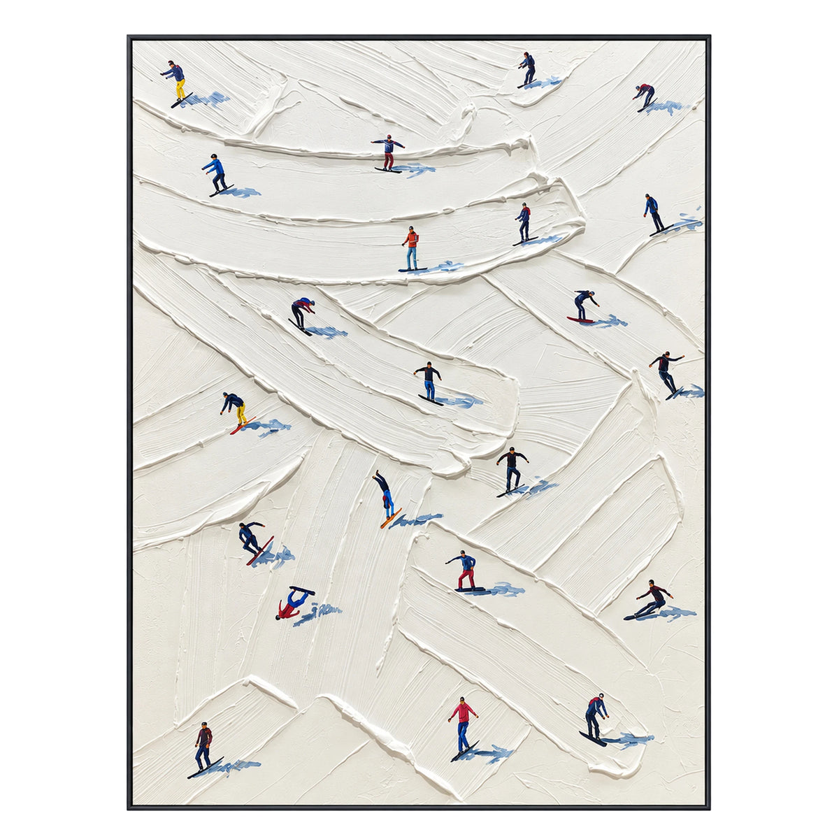 Winding Ski Trails Oil Painting – SK#0907